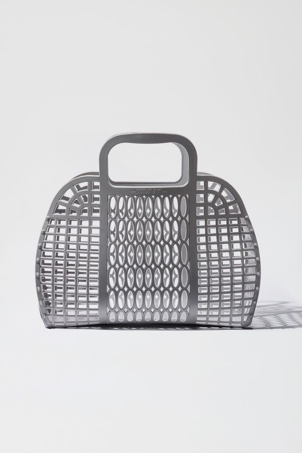 Slide View: 1: Puebco Plastic Mesh Market Tote Bag