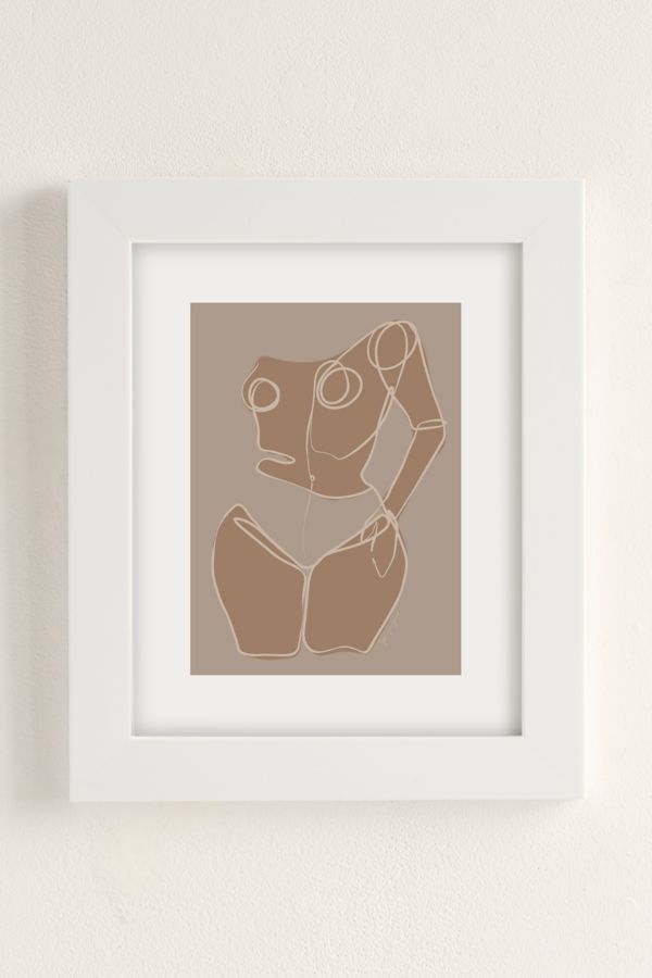 Slide View: 2: Perryn Ryan Curvy Form Study II Art Print