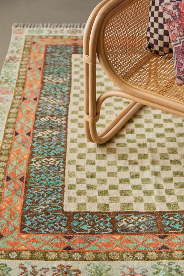 Slide View: 2: Devora Digital Printed Chenille Rug