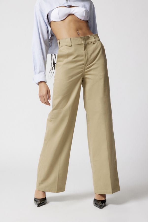 Slide View: 3: Pantalon de travail jambes large Dickies