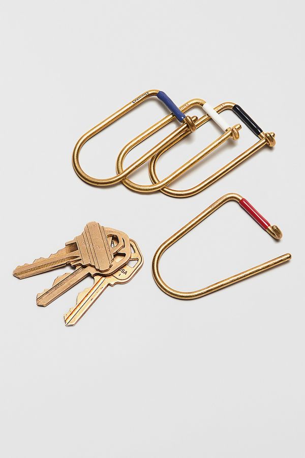 Slide View: 2: Craighill Wilson Brass Keyring