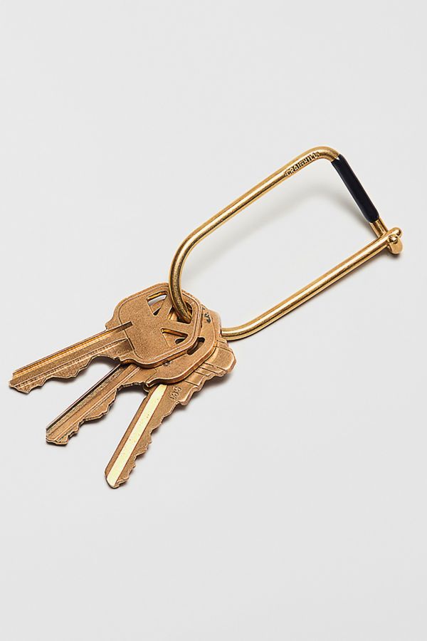 Slide View: 3: Craighill Wilson Brass Keyring