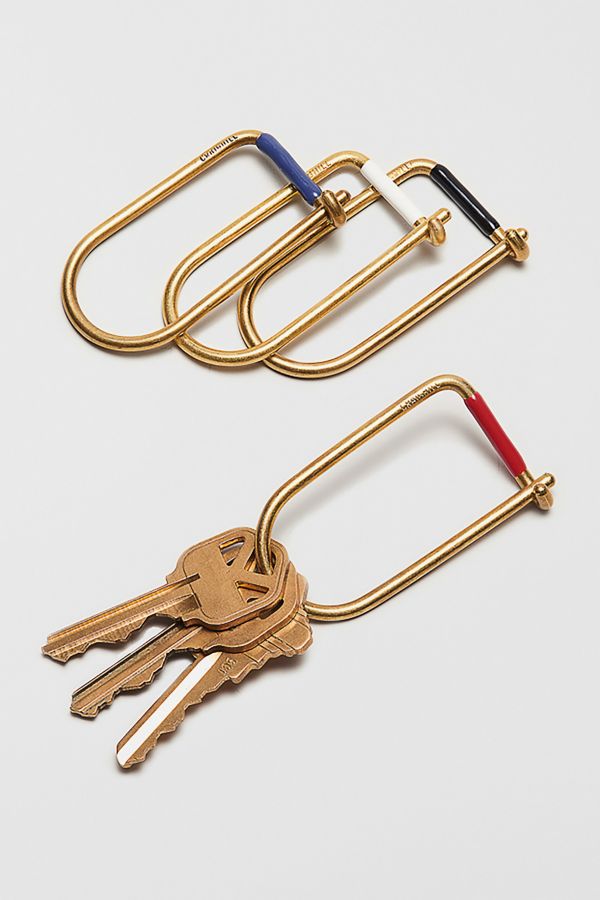 Slide View: 1: Craighill Wilson Brass Keyring