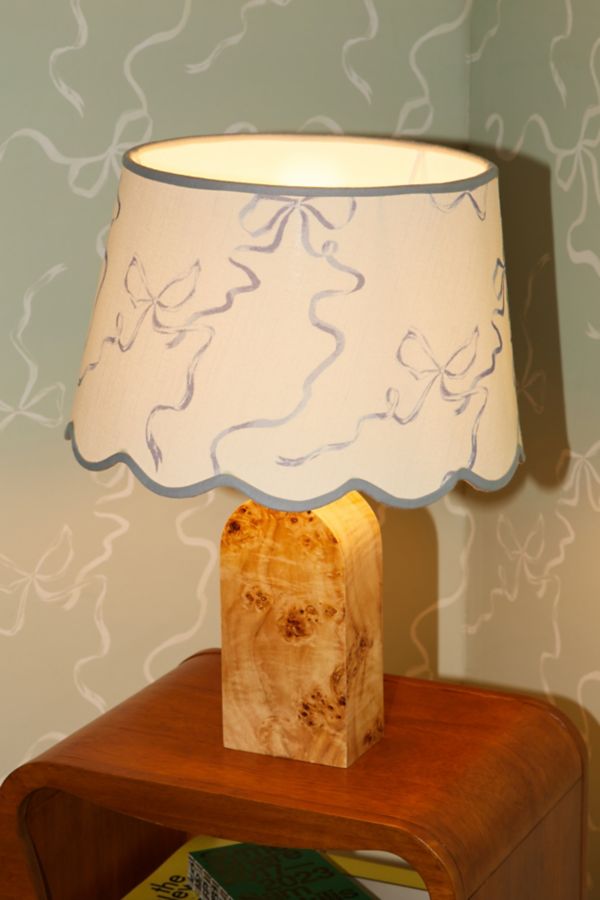 Slide View: 1: Scallop Lamp Shade