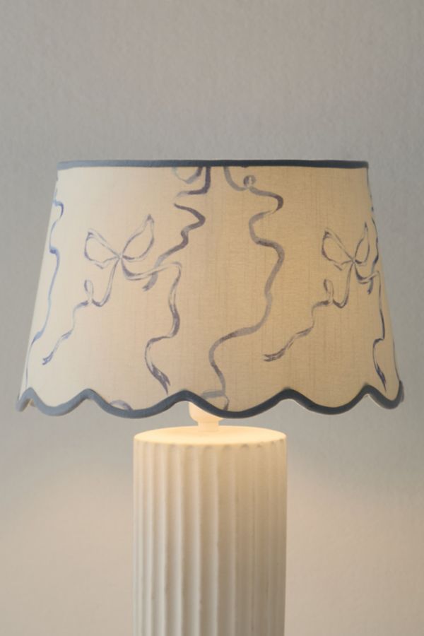 Slide View: 3: Scallop Lamp Shade