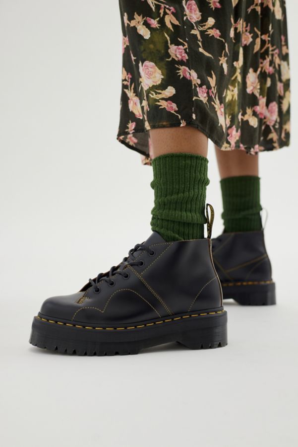 Slide View: 1: Dr. Martens Church Quad Platform Boot