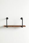 Thumbnail View 2: Black Industrial Pipe Bracket Wall Shelf