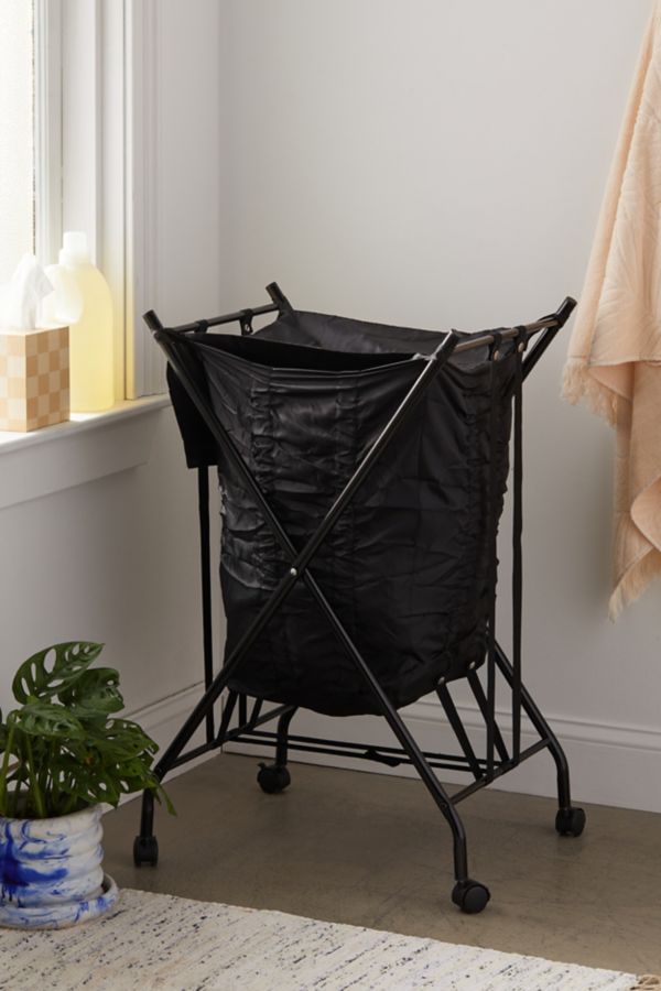 Slide View: 1: Single Bounce-Back Laundry Hamper