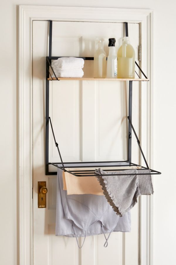 Slide View: 1: Over-The-Door Drying Rack