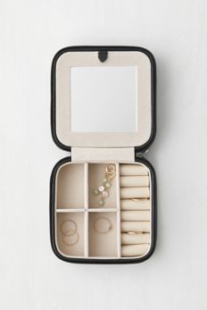 Slide View: 2: Mele and Co Dana Vegan Leather Travel Jewelry Box