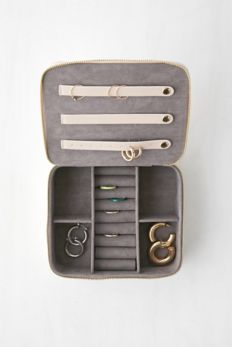 Slide View: 2: Mele and Co Shiloh Travel Jewelry Case