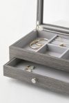 Thumbnail View 5: Mele and Co Ardene Glass Top Wooden Jewelry Box