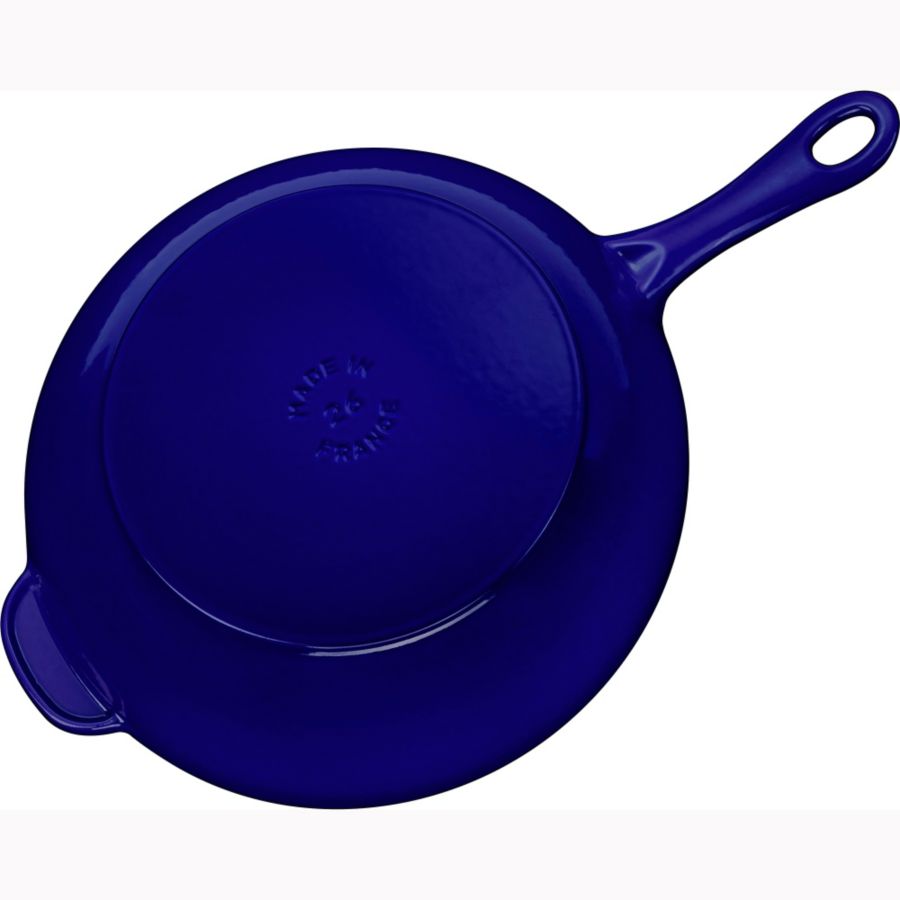 Slide View: 3: Staub Cast Iron 10-inch Daily Pan with Glass Lid