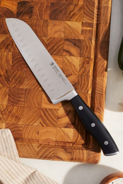 Henckels Forged Accent 7-inch Hollow Edge Santoku Knife