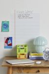 Thumbnail View 1: Notebook Paper Dry Erase Peel And Stick Giant Wall Decals