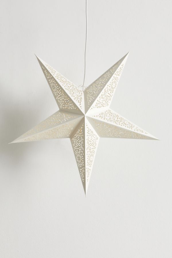 Slide View: 3: 5-Point Star Paper Lantern