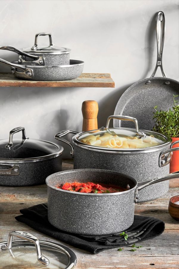 Slide View: 2: ZWILLING Vitale 10-Piece Aluminum Nonstick Cookware Set