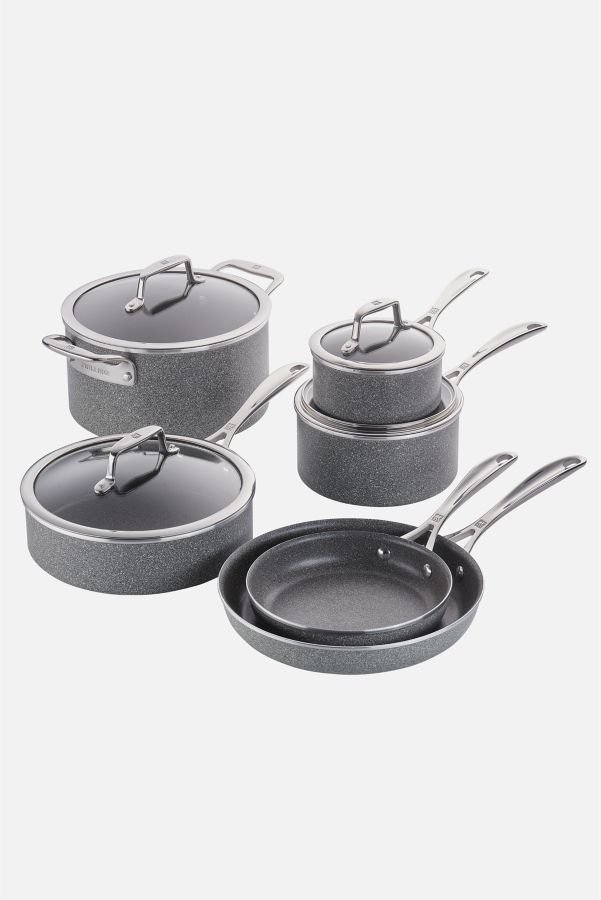 Slide View: 5: ZWILLING Vitale 10-Piece Aluminum Nonstick Cookware Set