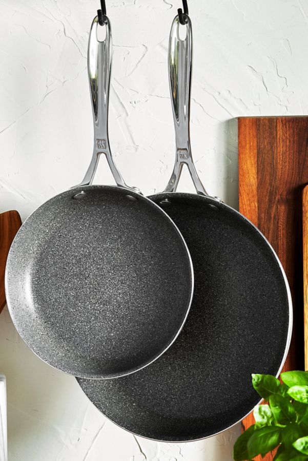 Slide View: 1: ZWILLING Vitale 2-Piece Aluminum Nonstick Speckled Fry Pan Set