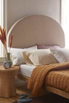 Slide View: 1: Sandra Velvet Headboard