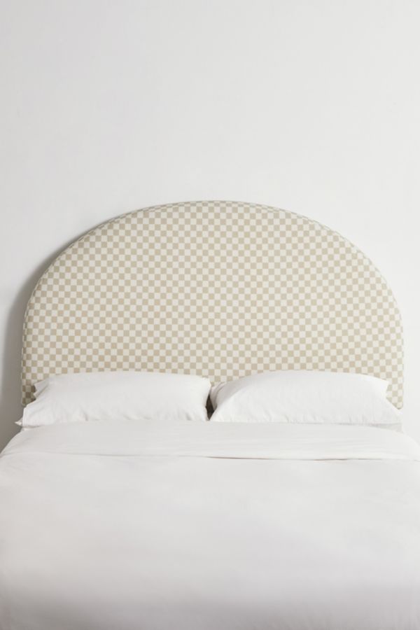 Slide View: 2: Sandra Checkered Headboard