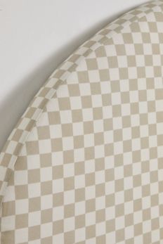 Slide View: 4: Sandra Checkered Headboard