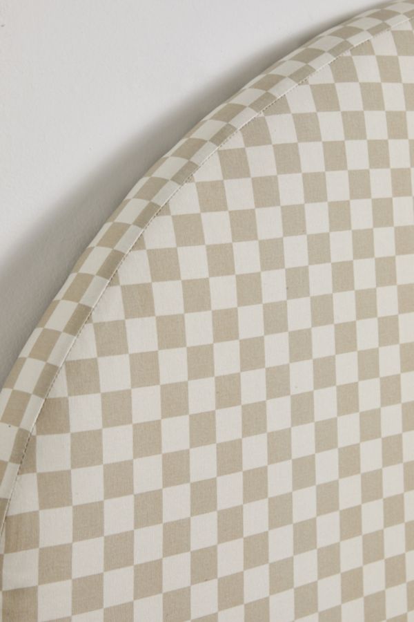 Slide View: 4: Sandra Checkered Headboard