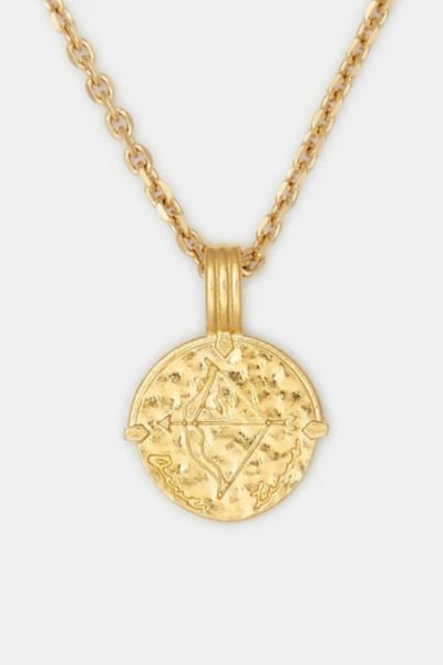 Deux Lions Jewelry Gold Zodiac Necklace