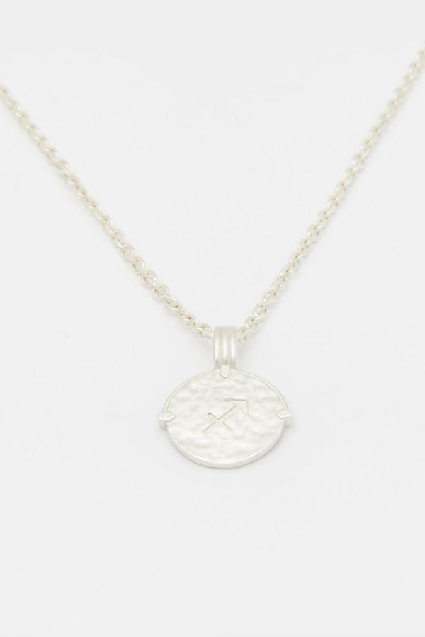 Slide View: 2: Deux Lions Jewelry Sterling Silver Zodiac Necklace