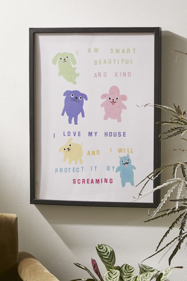 Slide View: 1: Katie Kimmel I Love My House Art Print