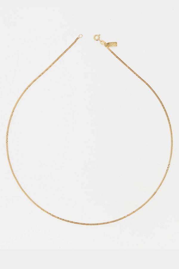 Slide View: 1: Deux Lions Jewelry Baby Cuban Chain Necklace