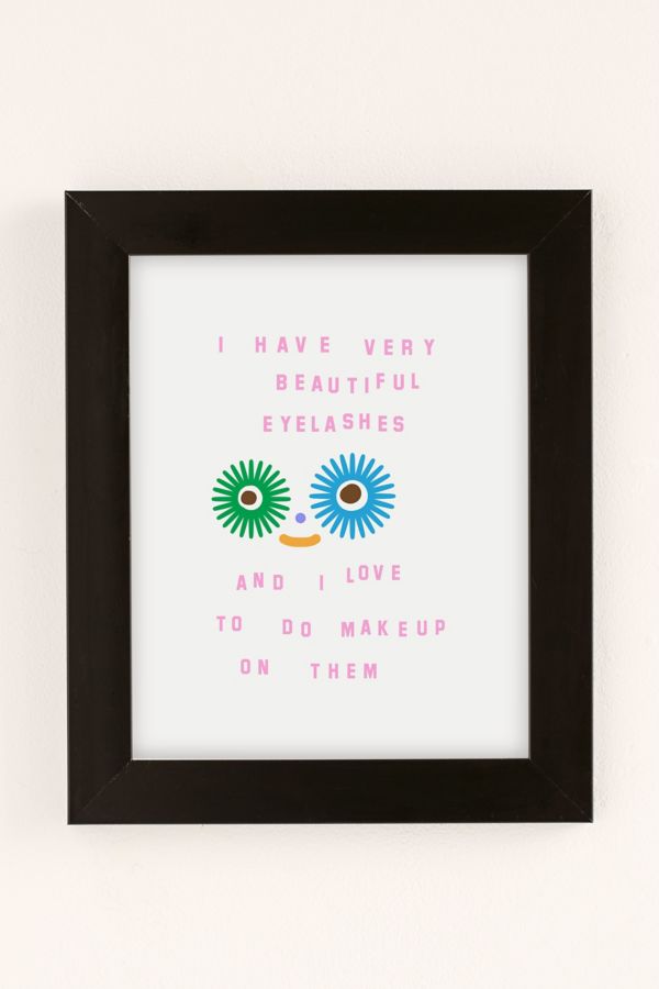 Slide View: 2: Katie Kimmel Beautiful Eyelashes Art Print