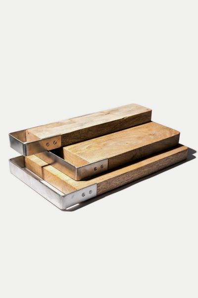 Puebco Reclaimed Mango Wood Cutting Board