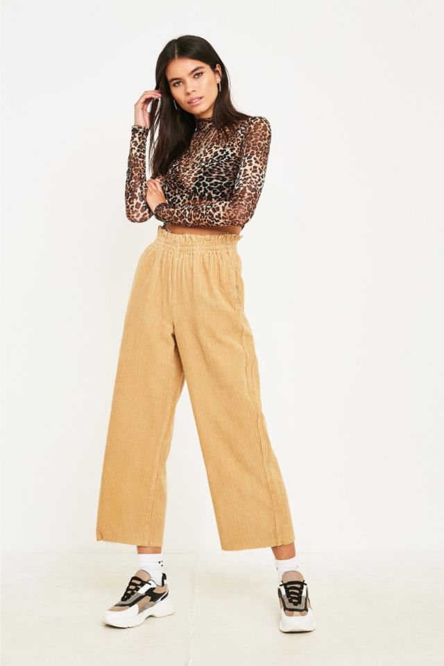 BDG Corduroy Paperbag Cropped Pant | Urban Outfitters