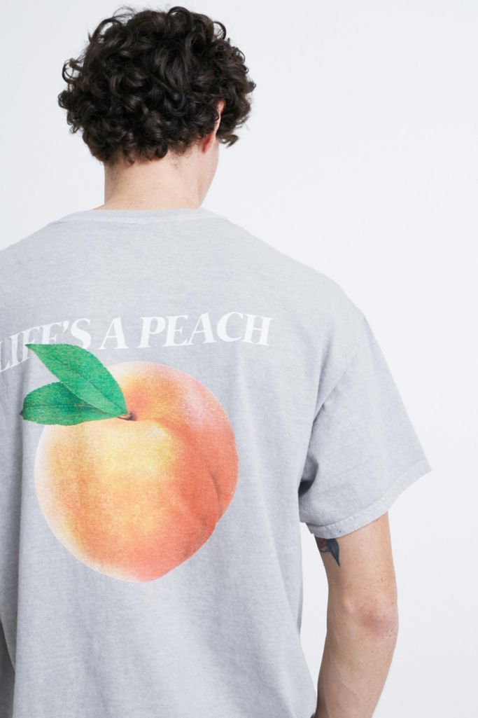 Uo Lifes A Peach Tee Urban Outfitters