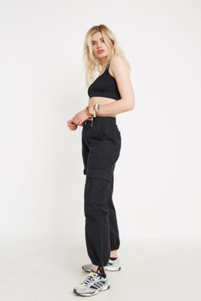 urban outfitters black cargo pants