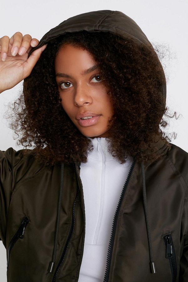 iets frans... Raglan Hooded Bomber Jacket | Urban Outfitters