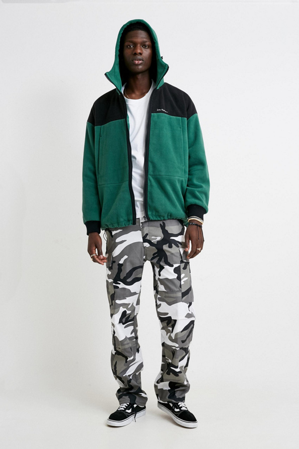 iets frans… Polar Fleece Hooded Track Jacket | Urban Outfitters