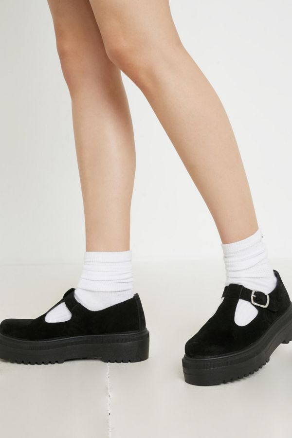 UO Cameron Faux Suede T-Bar Shoe | Urban Outfitters