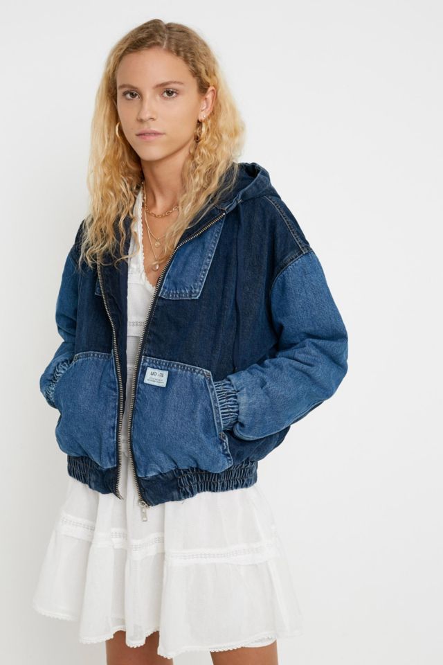 BDG Patchwork Denim Hooded Jacket | Urban Outfitters