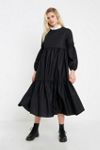 UO Poplin Smock Midi Dress #1