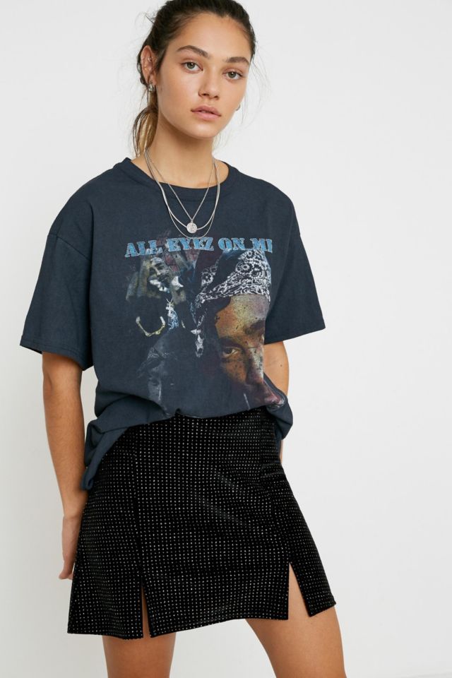 urban outfitters glitter skirt