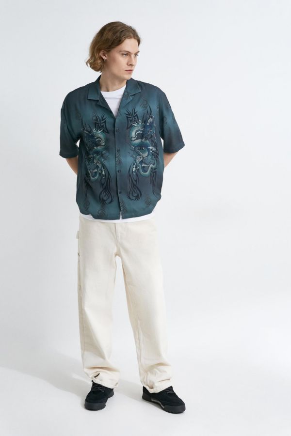 dragon button shirt