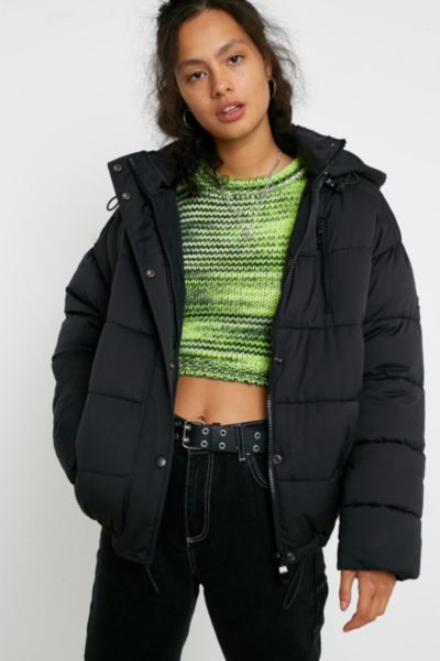 puffer jacket with hood