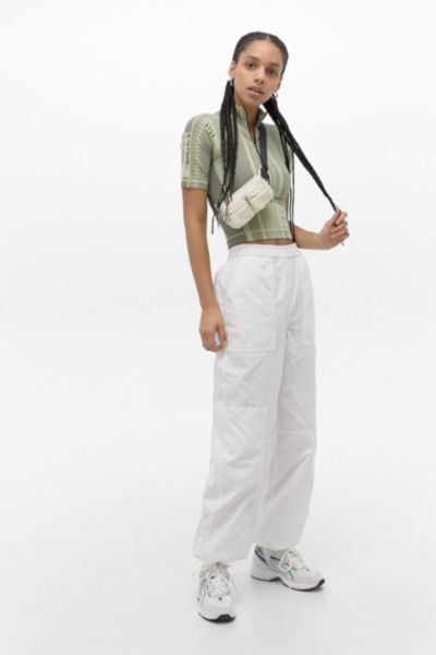 white cargo pants