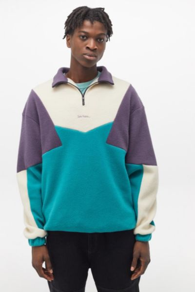 urban outfitters pastel colorblock hoodie