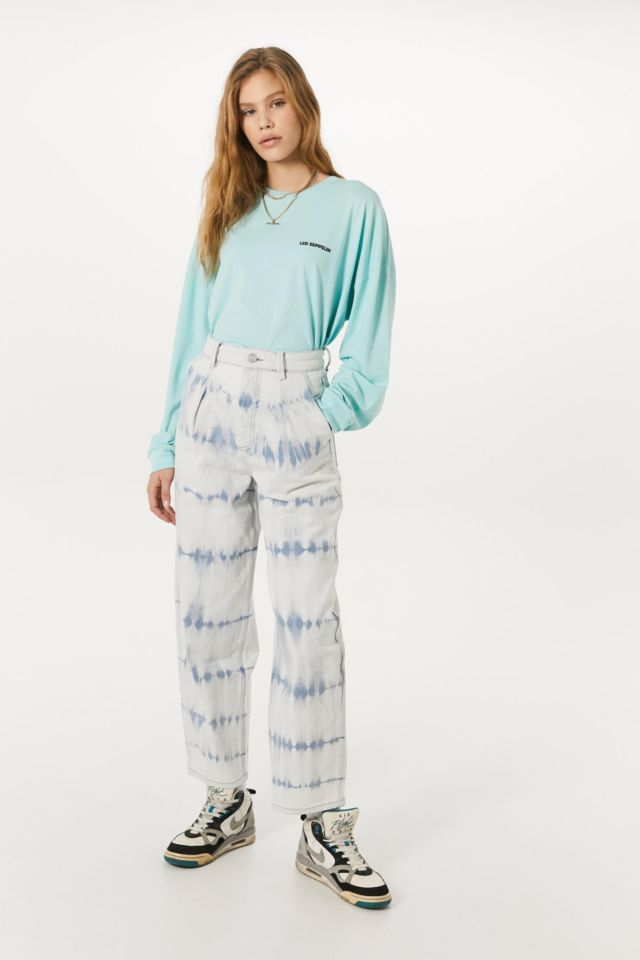 BDG Erin Blue Tie-Dye Cocoon Jean | Urban Outfitters