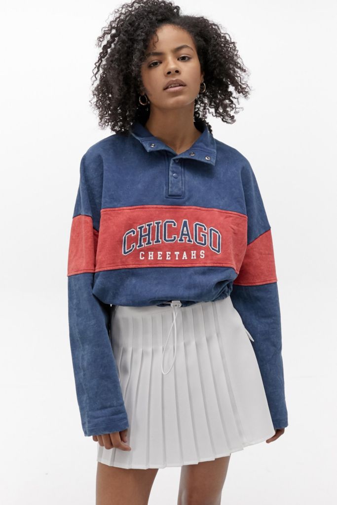 UO Chicago Cropped Rugby Top Urban Outfitters