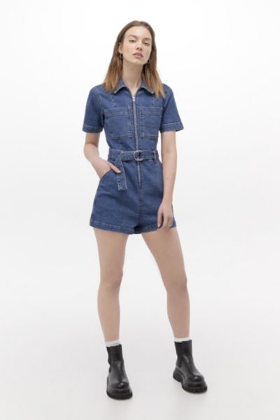 romper denim