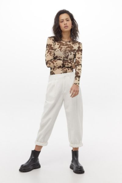 urban outfitters white cargo pants
